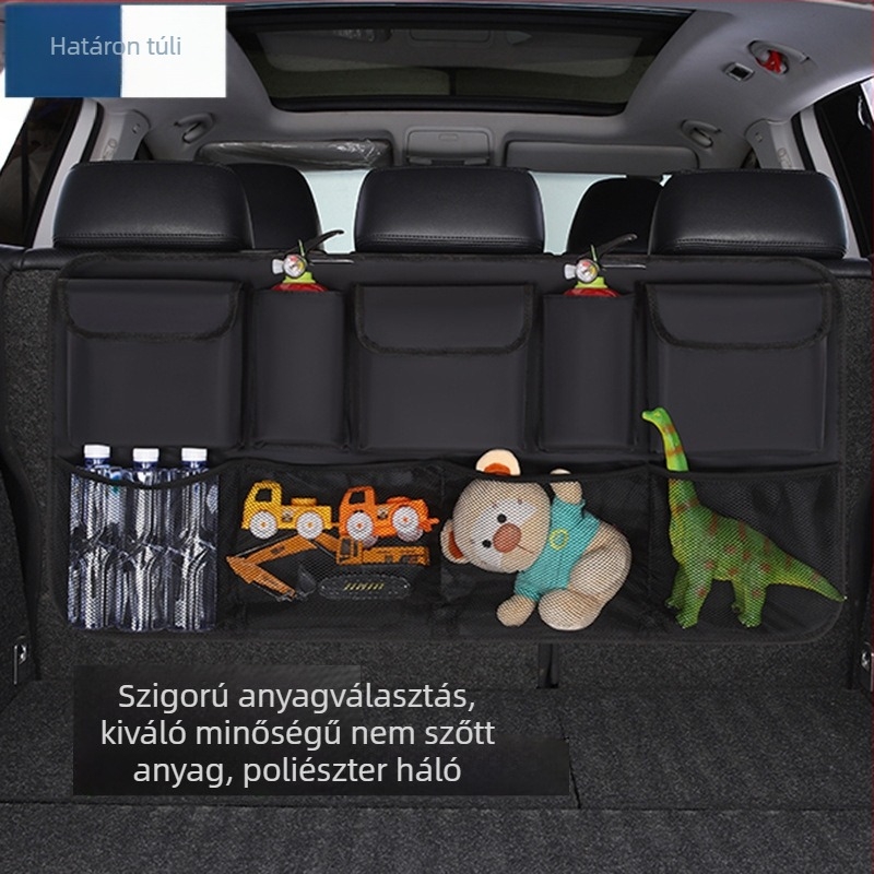 Oxford anyagú autócsomagtartó szervező táska