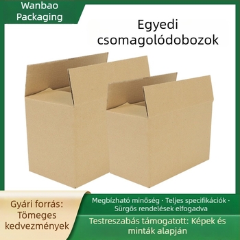 Óriási költöztető dobozok hullámkartonból tárolásra