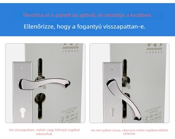 Jin Xiduo 170 mm zártest belső fa ajtókhoz, rozsdamentes acél, halk rugós mechanizmus