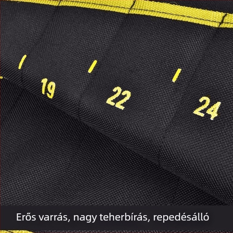 Hordozható szerszámtároló táska kulcsok és szerszámok rendezésére – kettős használatú rolós kialakítással autójavításhoz