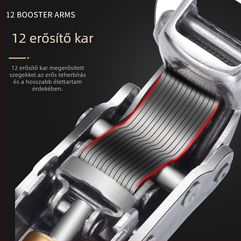 304 rozsdamentes acélból készült hidraulikus szekrényajtó zsanér, csillapítóval, 2,0 mm vastagság