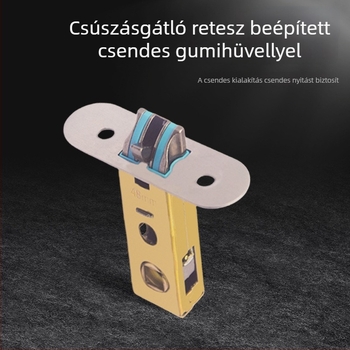 Mágneses zártest faajtókhoz, egynyelvű zárnyelvvel, univerzális fürdőszoba, konyha és szobák ajtóihoz