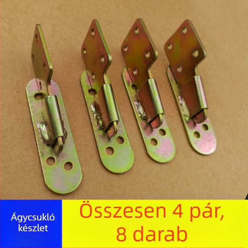 Szarv alakú ágybetét leválasztható ágykerethez, gyors csatlakozású hardverrel