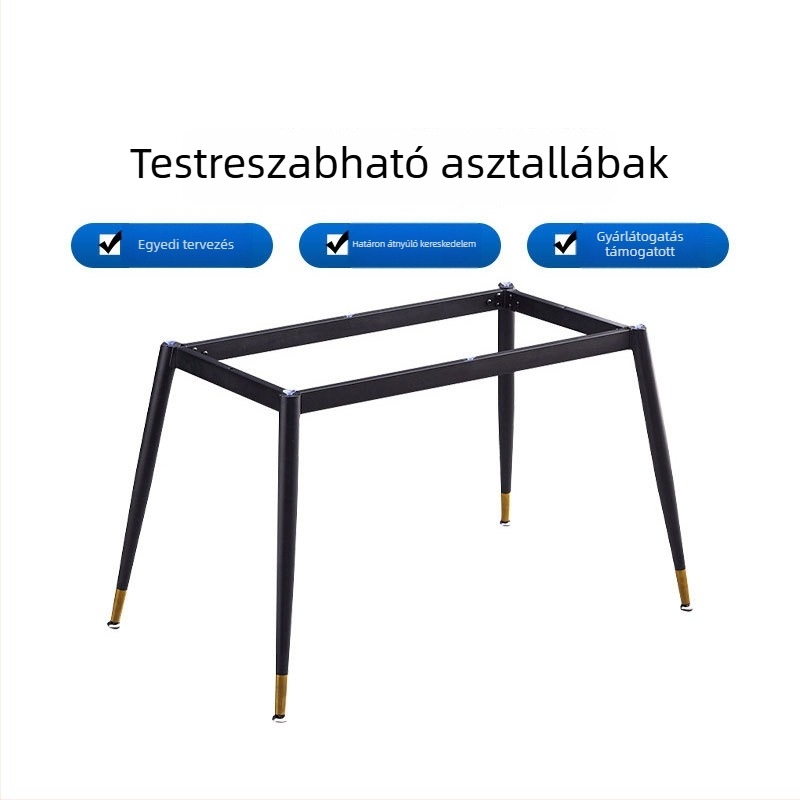 X alakú rozsdamentes acél asztalláb konzolok, bútorhardver-kiegészítők, OEM egyedi gyártás