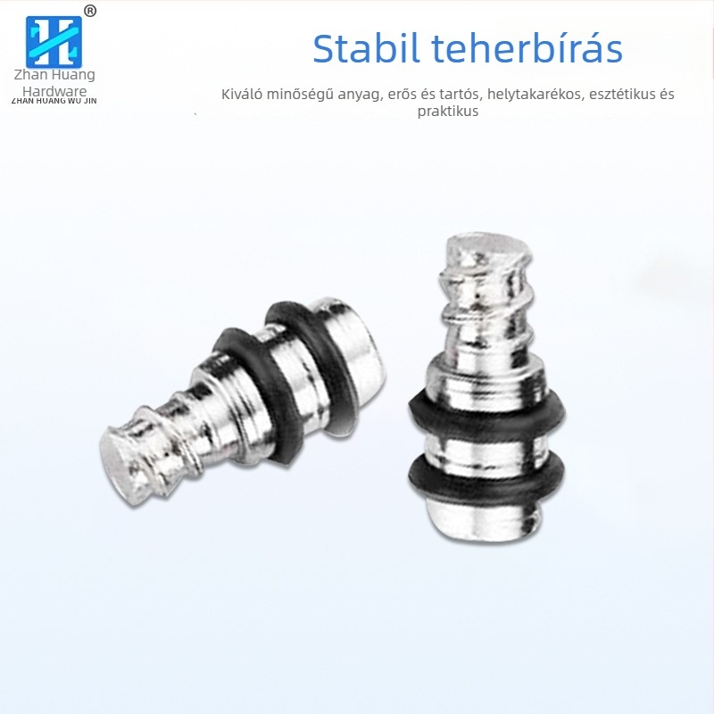 Kereszt alakú 8 mm-es csúszásmentes polctartó csatlakozó középső tengellyel szekrényekhez