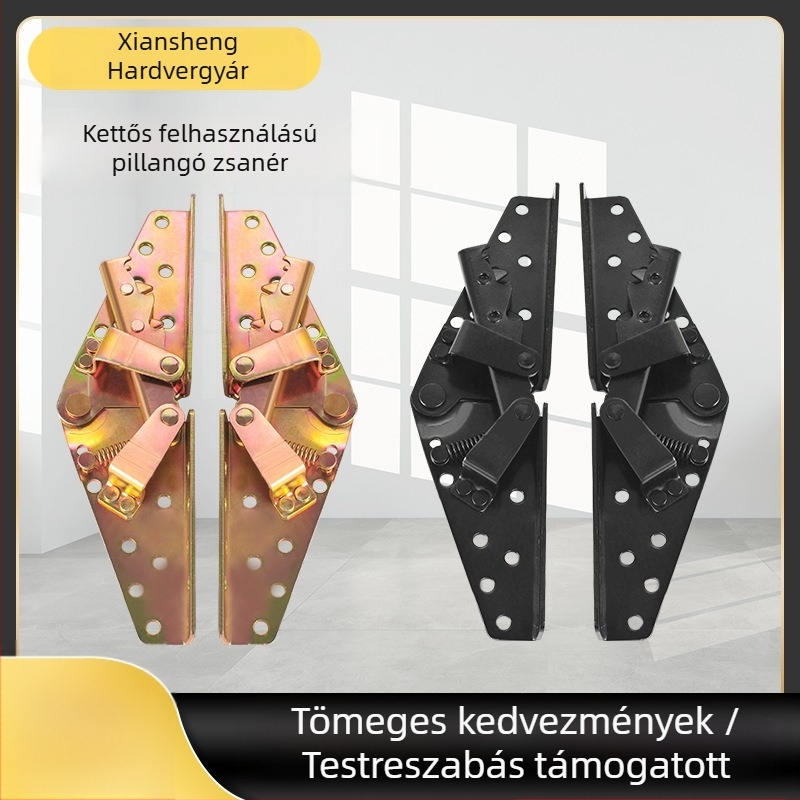 Kétfunkciós pillangócsukló kanapéhoz és összecsukható kanapéágyhoz, állítható háttámla
