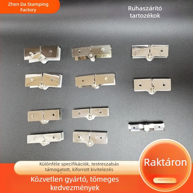 Központi tengelyes, szárny alakú zsanér összecsukható prémium ruhaszárító állványhoz, alumínium csőcsatlakozó