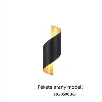 LED spirál falikar, modern külső falikar textúrájú gombos mintával, alkalmas folyosóra, udvarra, nappalira vagy hálószobára
