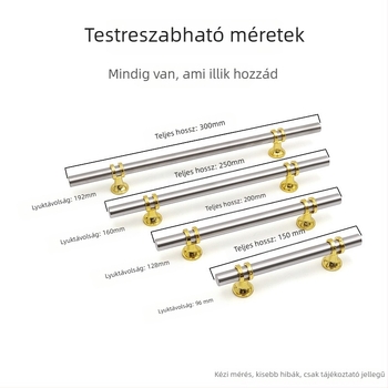 MJ008 Ruhásszekrény fogantyú alumíniumötvözetből - minimalista, kopásálló, bútorhardver