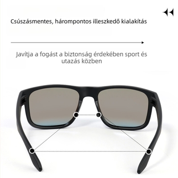 TR90 polarizált napszemüveg UV-védelemmel, uniszex, kültéri sportokhoz, túrázáshoz és golfhoz