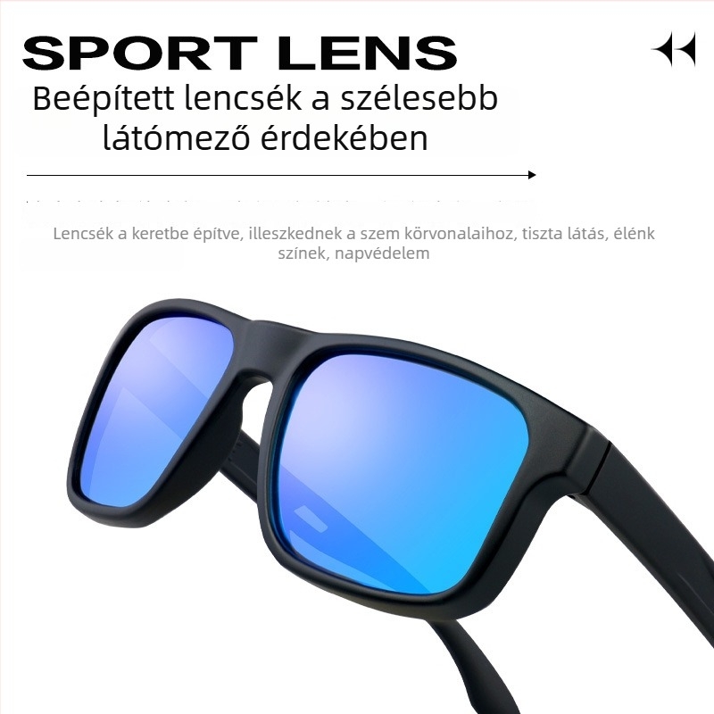 TR90 polarizált napszemüveg UV-védelemmel, uniszex, kültéri sportokhoz, túrázáshoz és golfhoz