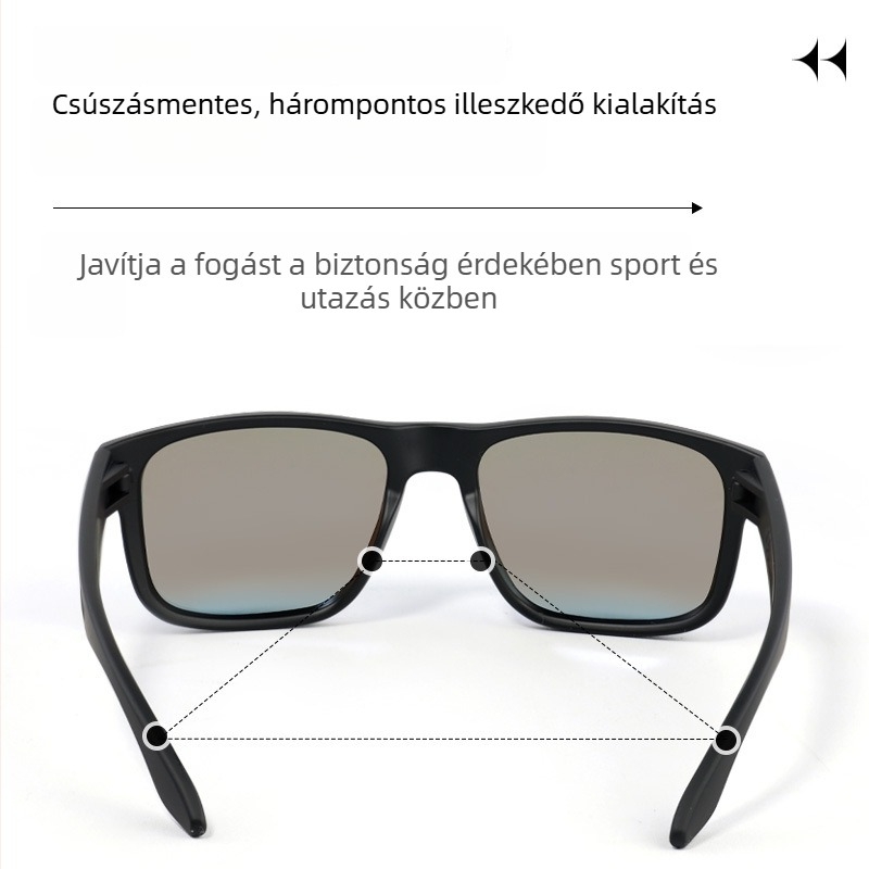 TR90 polarizált napszemüveg UV-védelemmel, uniszex, kültéri sportokhoz, túrázáshoz és golfhoz