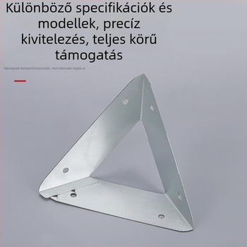 Háromszög alakú sarkvédők fából készült dobozokhoz, galvanizált fém sarokcsapok, hardver kiegészítők