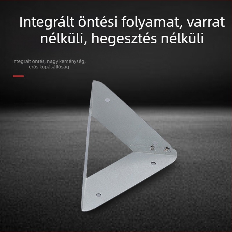 Háromszög alakú sarkvédők fából készült dobozokhoz, galvanizált fém sarokcsapok, hardver kiegészítők