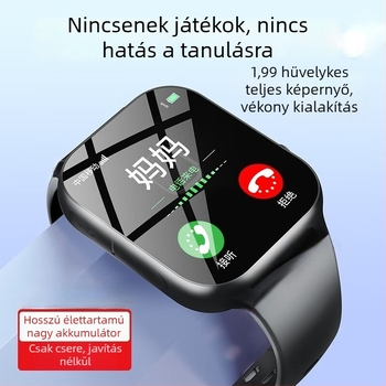 5G-mindenhálózatos kompatibilitású telefonos óra tiniknek és diákoknak, új modell, ultra hosszú üzemidő, videohívás és helymeghatározás gyerekeknek