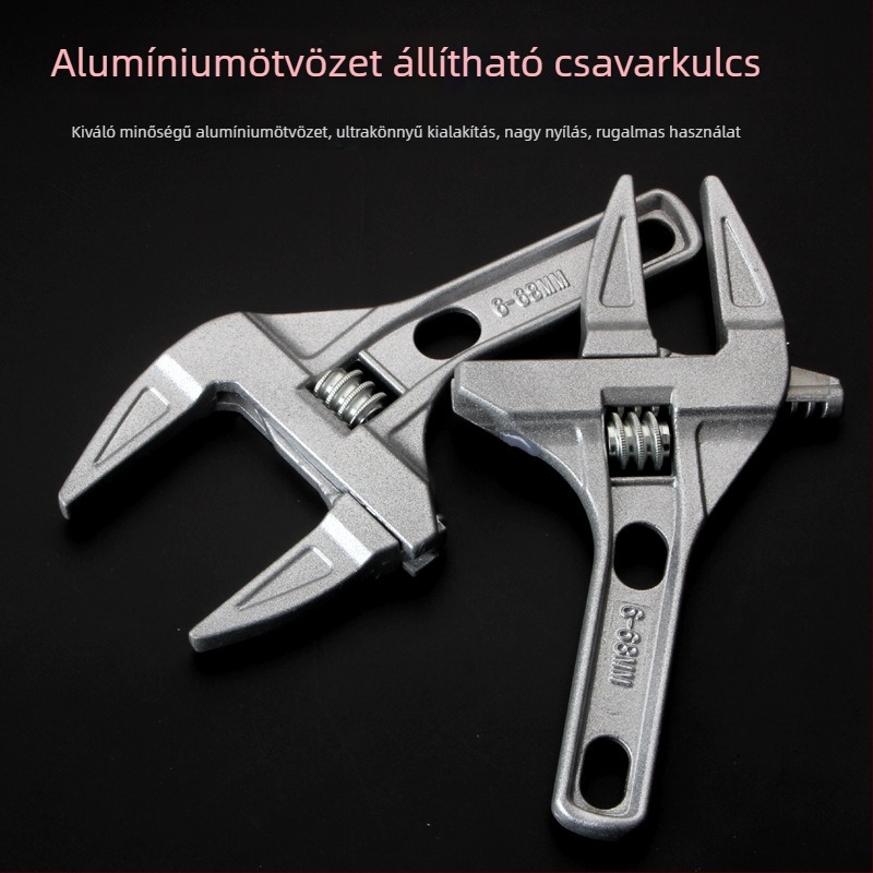 Szabályozható fürdőszobai csavarbehajtó széles állással – többfunkciós eszköz csaptelekhez és mosdókagylókhoz