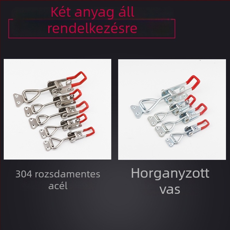 Állítható 304 rozsdamentes acél klipek ajtókhoz és dobozokhoz