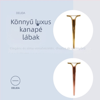 Könnyű luxus metál bútor lábak kanapéhoz, TV állványhoz, kávézóasztalhoz és szekrényekhez – megerősített asztallábakkal