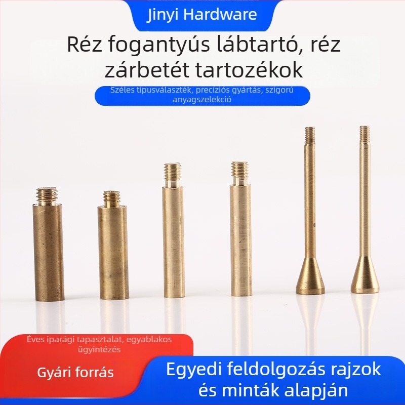 Precíziós réz hardver alkatrészek: nem szabványos elemek, réz fogantyú, lábtámaszok és réz zárkiegészítők