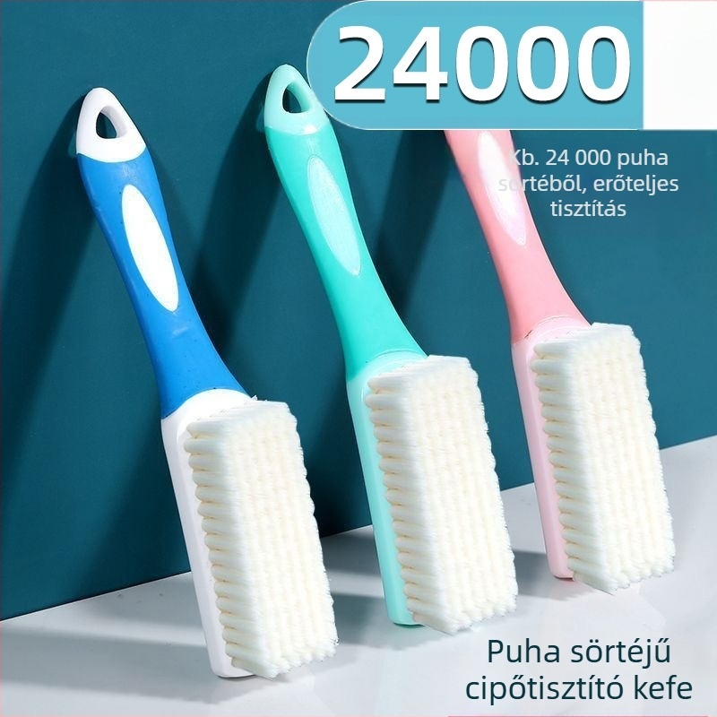 Otthoni cipőtisztító kefe – puha sörtéjű tisztításhoz cipők és ruhák számára