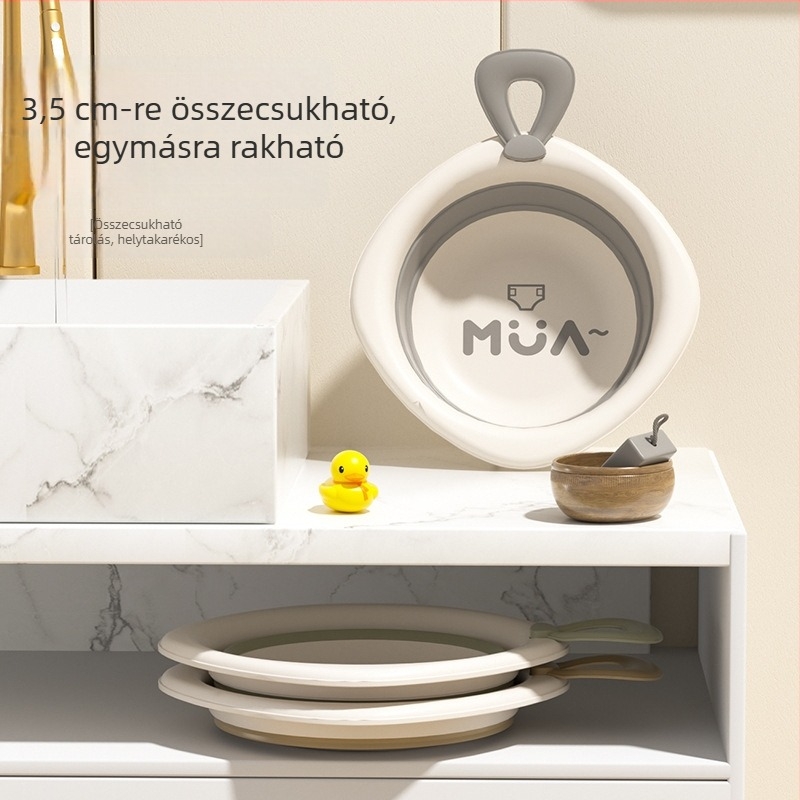 Hordozható, összecsukható baba fürdető medence