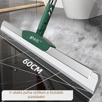 Kinyitható szilikon spatula-seprű a fürdőszobához