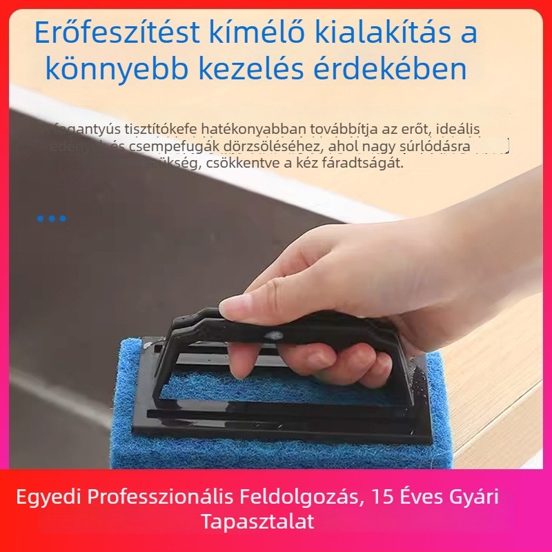 Kézzel fogható tisztítóecset konyhához, erős ecset edényekhez, mosogatóhoz és a csempék közötti fugok tisztításához