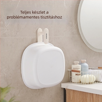 Háztartási műanyag mosdóedény, kis méretű, vastag falú és strapabíró