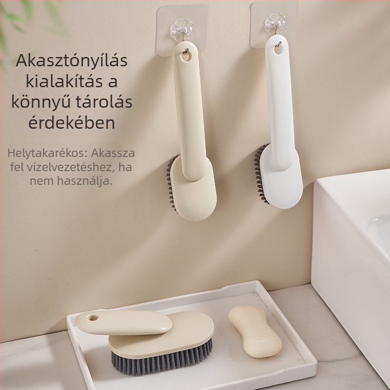 Többcélú tisztító kefe cipők és ruhák számára, sűrű és puha sörtével, nem karcolja a textíliákat és a lábbeliket