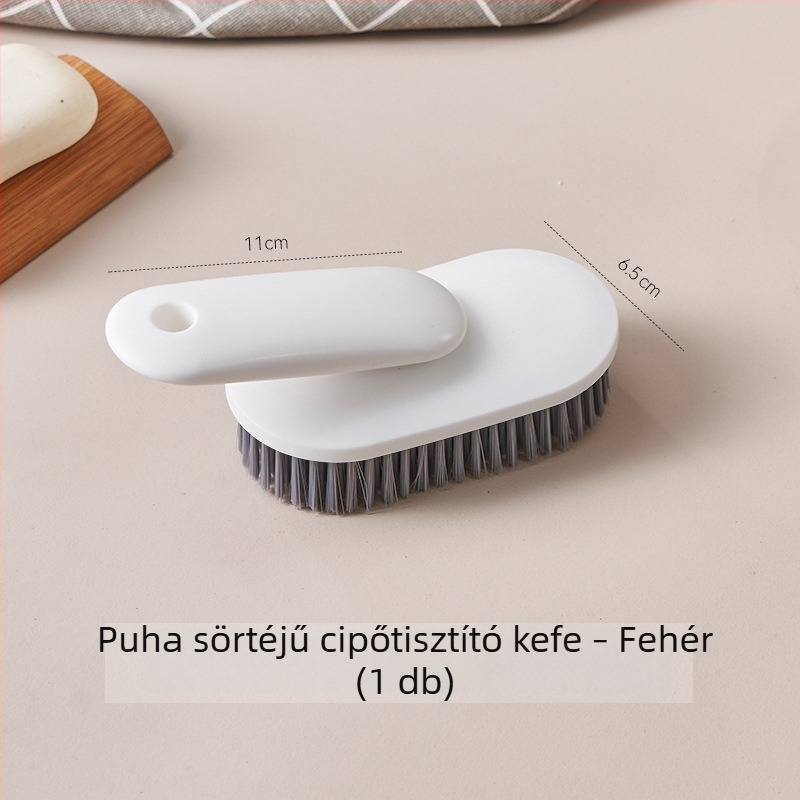 Többcélú tisztító kefe cipők és ruhák számára, sűrű és puha sörtével, nem karcolja a textíliákat és a lábbeliket