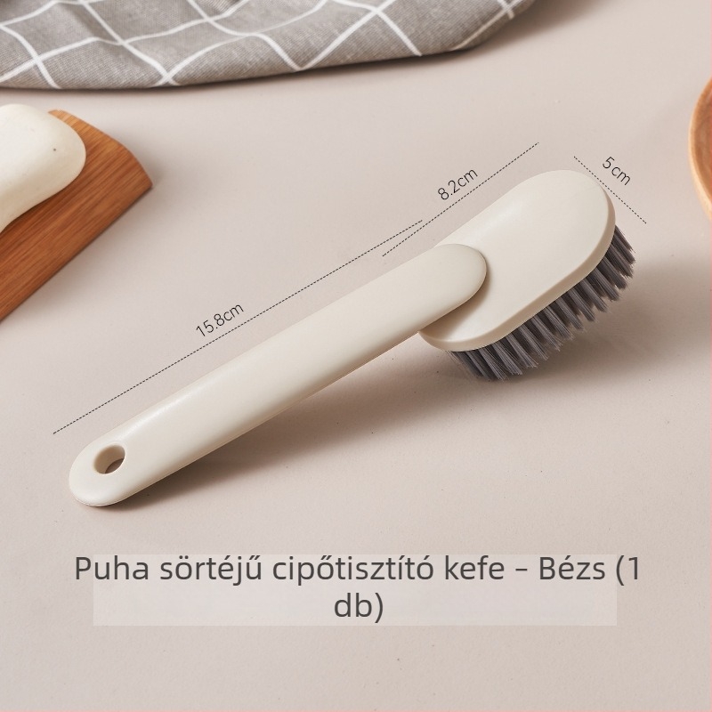 Többcélú tisztító kefe cipők és ruhák számára, sűrű és puha sörtével, nem karcolja a textíliákat és a lábbeliket