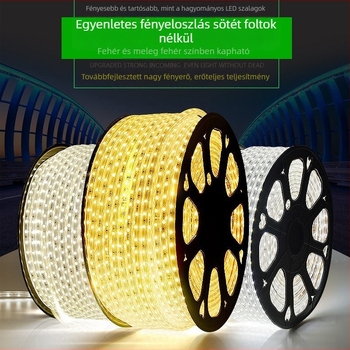 Nappali és mennyezet LED-szalag, vízálló hangulatvilágítás, 60 LED, 2835-ös sorozat, 6,8W/m