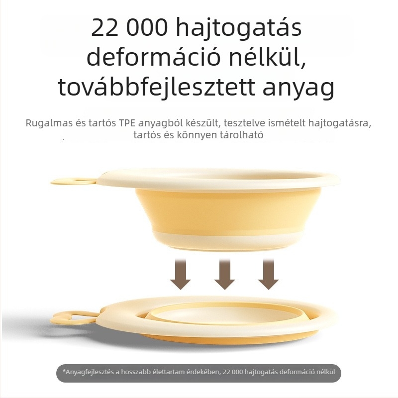 Összecsukható bébi arcmosó tál, műanyag