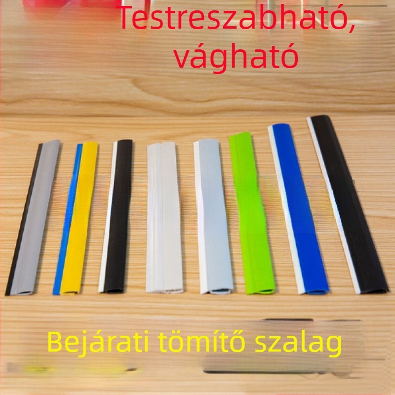 Szemetesládához való élvédő kiegészítő készlet műanyag kaparóval és puha szalaggal