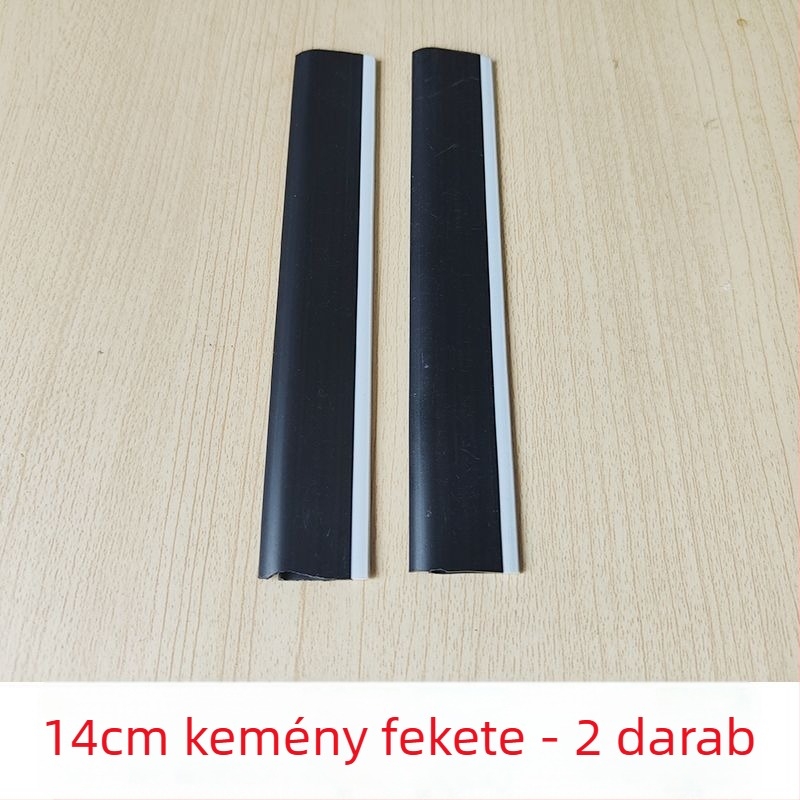 Szemetesládához való élvédő kiegészítő készlet műanyag kaparóval és puha szalaggal