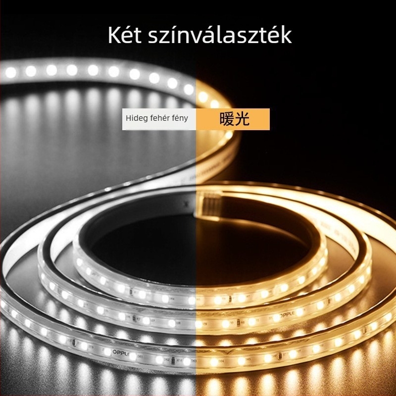 Shenzhou Guangke LED-szalag 220 V, vezeték nélküli, TV-háttérhez, falra és mennyezetre, 2835 nagy fényerő