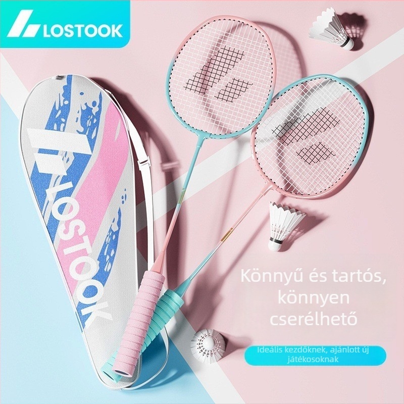Két badmintonütő habfogantyúval, masszív, rugalmas, felnőtteknek