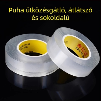 Áttetsző, megerősített keretvédő matrica tollaslabda ütőhöz – láthatatlan élvédő, karcolás elleni, festékleválás elleni, nyom nélkül