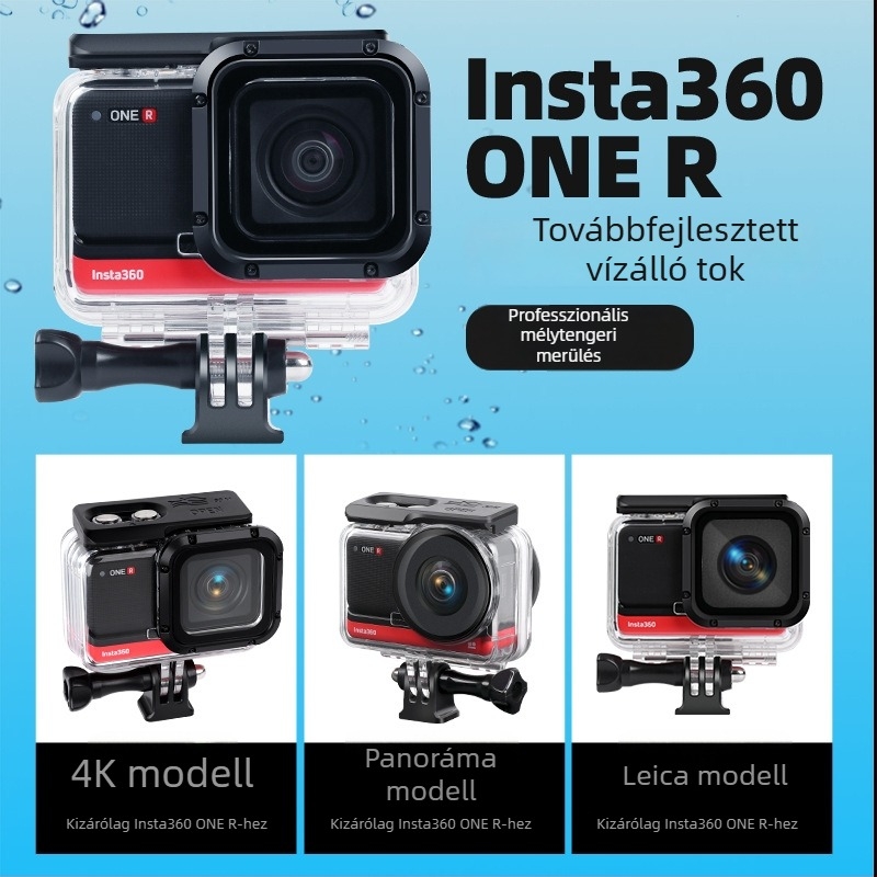 Insta360 R merülésre szánt védőház Leica széles látószögű panoráma védelem