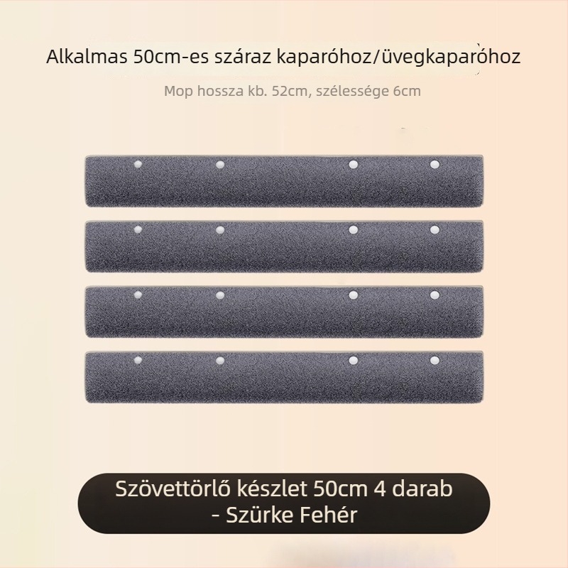 Mágikus szilikon mop kettős kaparófejjel – padlótisztításra, felületek letisztítására, mindent egyben tisztítóeszköz