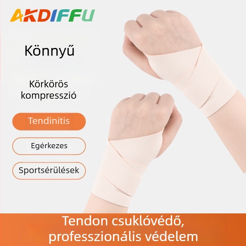 Vékony Lycra csuklóvédő sporthoz, tollaslabdához és edzéshez súlyzókkal, kétirányban állítható