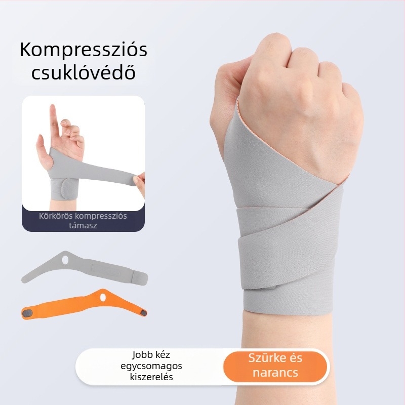 Vékony Lycra csuklóvédő sporthoz, tollaslabdához és edzéshez súlyzókkal, kétirányban állítható