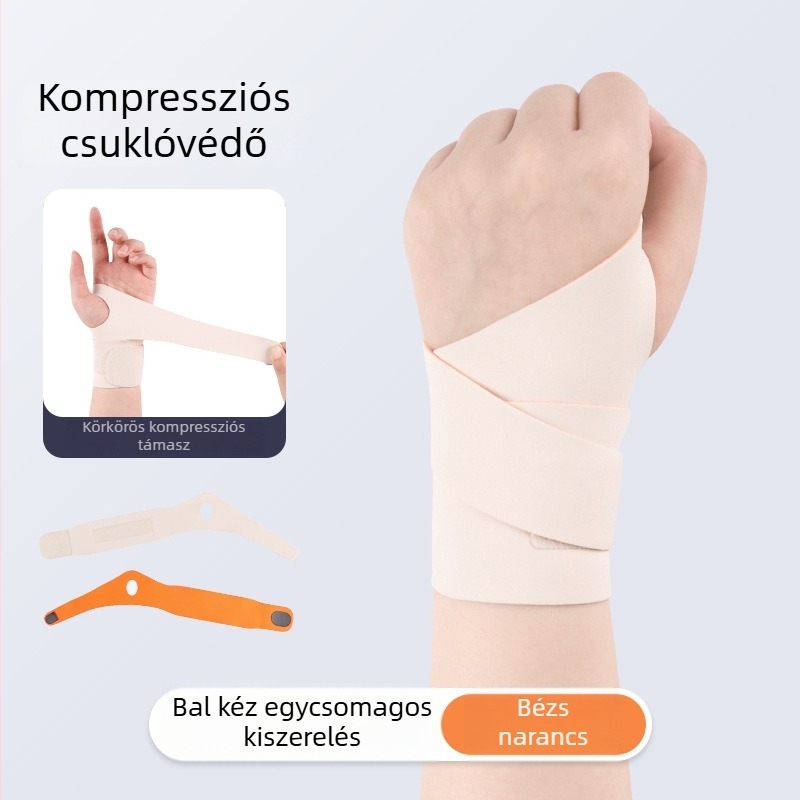 Vékony Lycra csuklóvédő sporthoz, tollaslabdához és edzéshez súlyzókkal, kétirányban állítható