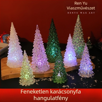 LED dekorációs fény karácsonyfához, színváltó – éjszakai fény bulikhoz