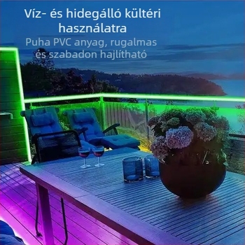 LED 220V vízálló fénycsík kültéri mérnöki megvilágításához, alagút mennyezetéhez és külső falhoz, rugalmas RGB fénycsík