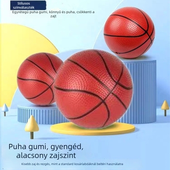 Felfújható mini kosárlabda játéklabda gyerekeknek, rugalmas, 3–6 éveseknek, óvodába