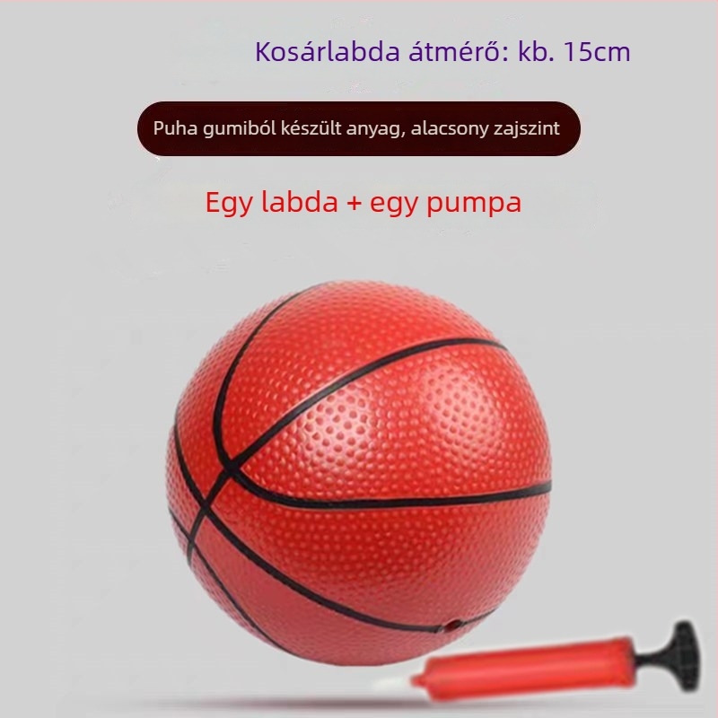 Felfújható mini kosárlabda játéklabda gyerekeknek, rugalmas, 3–6 éveseknek, óvodába