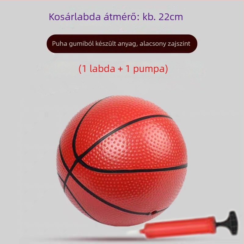 Felfújható mini kosárlabda játéklabda gyerekeknek, rugalmas, 3–6 éveseknek, óvodába