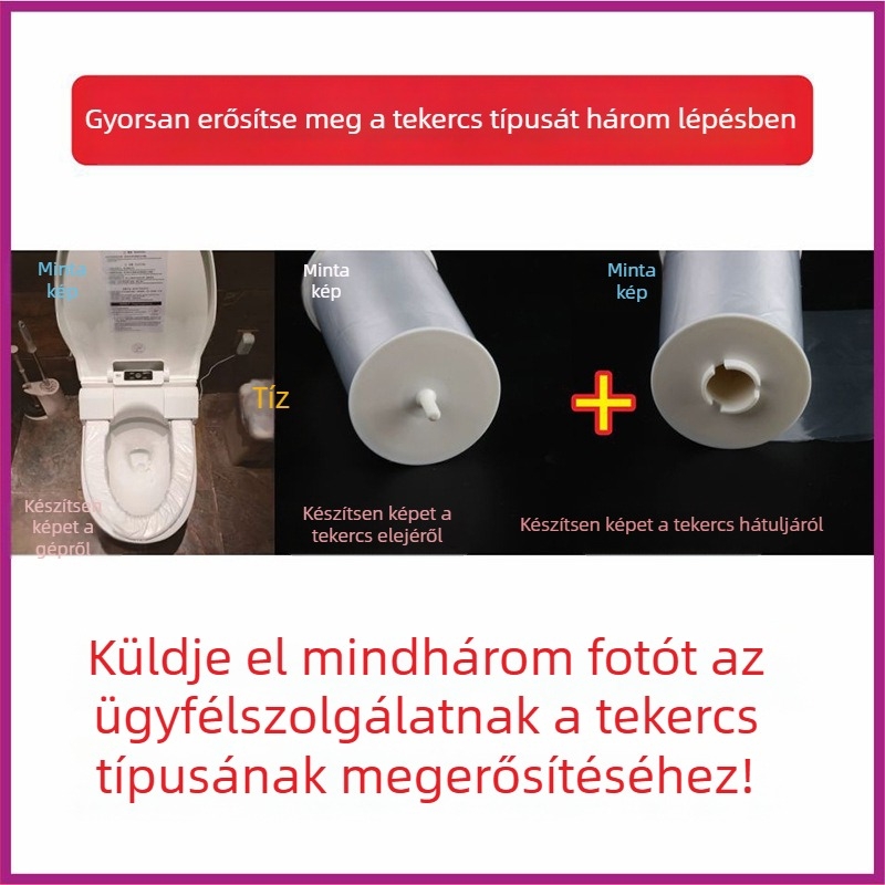 Intelligens automata vécéfedél automatikus cserével, egyszer használatos forgó párnával és műanyag higiéniai védőfóliával