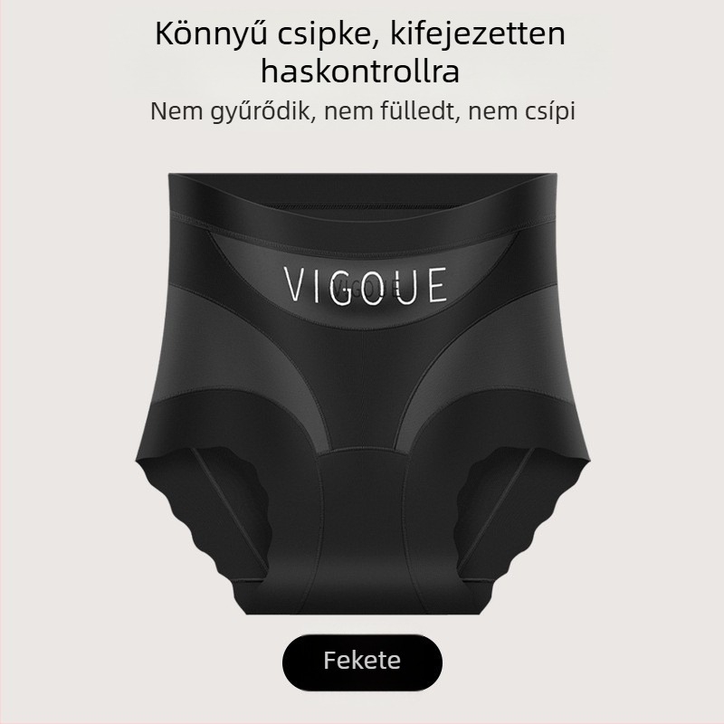 Plusz méretű magas derekú hasszabályozó alakformáló alsónemű, lélegző nylon hálóval, antibakteriális shapewear nőknek